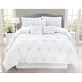thumbnail image 1 of Safdie & Co. Home Deluxe Collection White 100% Polyester Comforter Set, 1 of 1