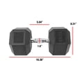 thumbnail image 3 of Haltère hexagonale enduite CAP Barbell, Single 3 - 100 lb, 3 of 6