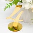thumbnail image 3 of Seat Number Card Glossy Add Atmospheres Mirror Surface Standing Wedding Golden Table Number Feast Supplies, 3 of 7