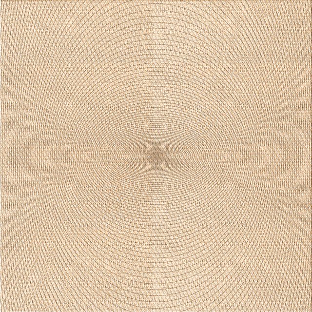 Ahgly Company Machine Washable Indoor Square Transitional Brown Sand Brown Area Rugs, 5' Square