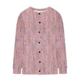 thumbnail image 5 of LOVZFMLL Cardigan for Women Ladies' Casual Printed Knitted Cardigan With Button Up Jacket And Top, 5 of 5