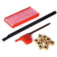thumbnail image 1 of 7Mm S07K-Sclcr06 Lathe Boring Bar Holder Tool+ 10Pcs Ccmt060204 Carbide Insert, 1 of 9