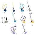 thumbnail image 4 of ziyahi Universal Mobile Phone Lanyard Adjustable Detachable Neck Hanging Rope Microfiber Reusable Anti-lost Strap for Climbing Purple Long, 4 of 4