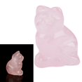 thumbnail image 3 of Pierre de Quartz Rose, Pierre de Guérison pour Chaton Sculptée en Quartz Rose, Valeur Exceptionnelle, 3 of 5