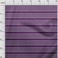 thumbnail image 2 of oneOone Georgette Viscose Fabric Leaves & Chevron Block Print Fabric BTY 42 Inch Wide, 2 of 4