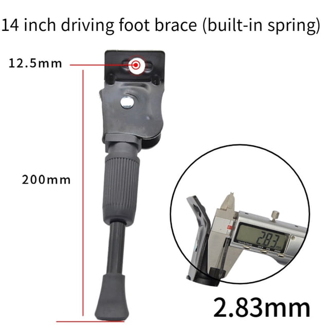 electric Bike Kickstand Non Slip Support Bicycle Leg Kick Stand 12-14inch ebike