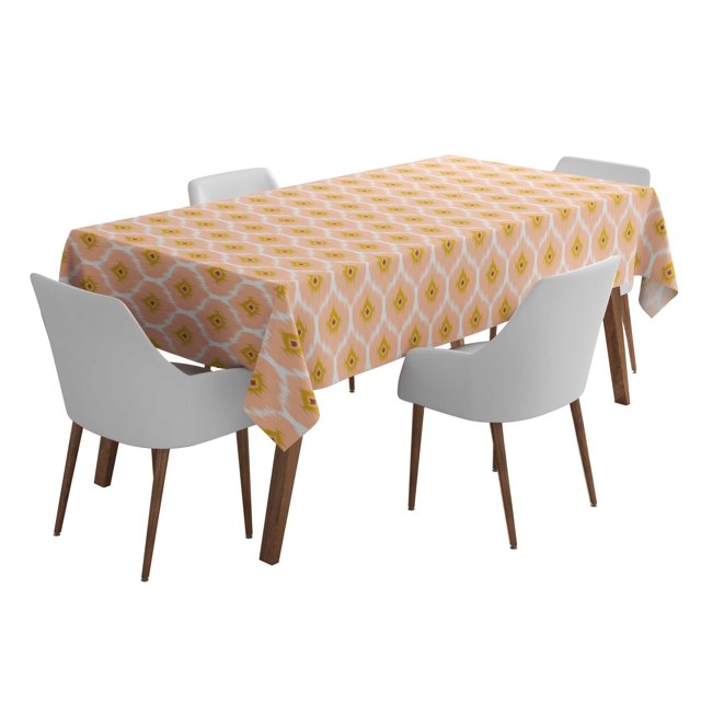 Vargottam Intérieur/ExtérieurNappe58x120 InchRectangleNappe Imperméable PatioTableCoupes- Printemps/ÉtéTable Rectangulaire/BBQs/Picnique -Pêche