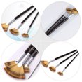 thumbnail image 2 of 3Pcs Paint Brushes DIY Graffiti Paintbrushes Children Fanshaped Painting Brushes, 2 of 9