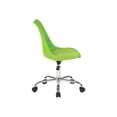 thumbnail image 4 of AveSix Emerson Student - Chair - swivel - polyurethane, wood, polypropylene, chrome - green, 4 of 4