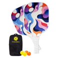 thumbnail image 4 of Thermoformed T700 Carbon Fiber Pickleball Paddle Spin Textured Surface With Foam Edge Ergonomic Grip, 4 of 4
