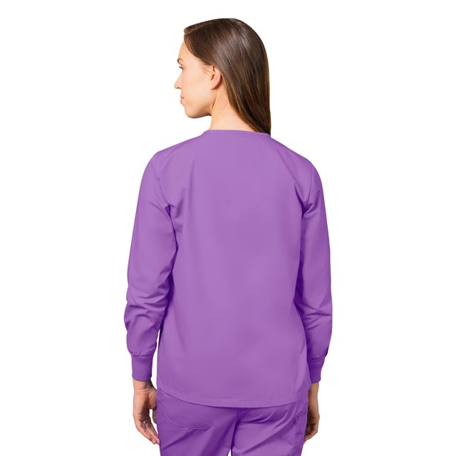 Adar Universal Women's Scrub Set - Warm-Up Scrub Jacket and Elastic Pull-On Pants