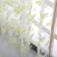 thumbnail image 1 of XZNGL Sheer Curtain Flower Sheer Curtain Tulle Window Treatment Voile Drape Valance 1 Panel Fabric, 1 of 5