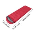 thumbnail image 4 of TopLLC Throw Blanket Sleeping Bags XL For Adults Mens Large Wide Sleeping Bag For Camping Backpacking Warm Cool Weather Bug Jacket, 4 of 9
