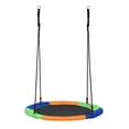 thumbnail image 4 of Patiojoy 40" Flying Saucer Tree Swing Set Outdoor Round Swing w/Adjustable Hanging Ropes for Children Tree Park Backyard, 4 of 6