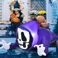 thumbnail image 1 of Costway 4 Ft Halloween Inflatable Ghost Outdoor & Indoor Halloween Decoration, 1 of 10
