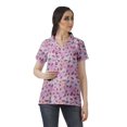 thumbnail image 1 of Moomaya Chemise Tunique Style Enveloppant pour Femmes en Coton Décontracté Col Classique Boutonné, 1 of 6