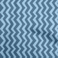 thumbnail image 1 of oneOone Rayon Blue Fabric Chevron Fabric For Sewing Printed Craft Fabric By The Yard 56 Inch Wide, 1 of 5