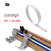 Retractable Measuring Tape, 1m Steel Miter Scale Self-adhesive Ruler, Metric Tape Measure, Left to Right Self-adhesive Measuring Tape, 39.37Inches