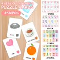 thumbnail image 4 of 144Pcs Toddler Flash Cards Set Alphabet Shapes Animals Flash Cards Body Parts Flash Cards, 4 of 8