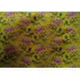 thumbnail image 4 of oneOone Cotton Silk Fabric Leaves & Floral Block Print Sewing Fabric BTY 42 Inch Wide, 4 of 4