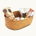 thumbnail image 4 of Handmade DIY Straw Flower Pot Basket Fruit Sundries Organizer Rattan Plant Box, 4 of 9