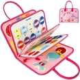thumbnail image 2 of Busy Board with Handle Early Learning Montessori Board Toy Portable Colorful Sensory Activity Board for Toddlers Preschool Multifunctional Sensory Board Toy for Travel Kids, 2 of 6