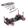 thumbnail image 1 of RC Chassis Suspension Frame Kit,Carbon Fiber Aluminum Upgrade Kit,1/10 RC Drift Car High Accuracy Accessory Replacement Parts, 1 of 8