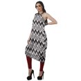 thumbnail image 4 of Moomaya Robe Kurti Sans Manches à une Épaule Imprimée pour Femmes, Vêtement de Créateur Boho pour Fête, 4 of 7
