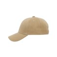 thumbnail image 2 of TopHeadwear Blank Youth Baseball Adjustable Hook and Loop Hat - Khaki, 2 of 2