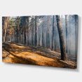 thumbnail image 2 of Feu en Forêt avec Flamme et Fumée - Art Moderne sur Toile, 2 of 4