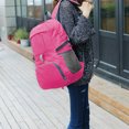 thumbnail image 1 of Foldable Backpack for Travel & Hiking - Lightweight Durable Polyester, Compact 17.72x11.81x6.3 Inch, Water Resistant, Spacious Storage for Outdoor Camping Shopping Commuting, 1 of 6