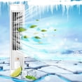 thumbnail image 2 of TopLLC Portable Air Conditioners Desktop Remote Control Tower Fan USB Charging Home Silent Electric Fan Office Vertical Table Fan Summer Cooling Fan Air Cooler for Home Office Bedroom, 2 of 4