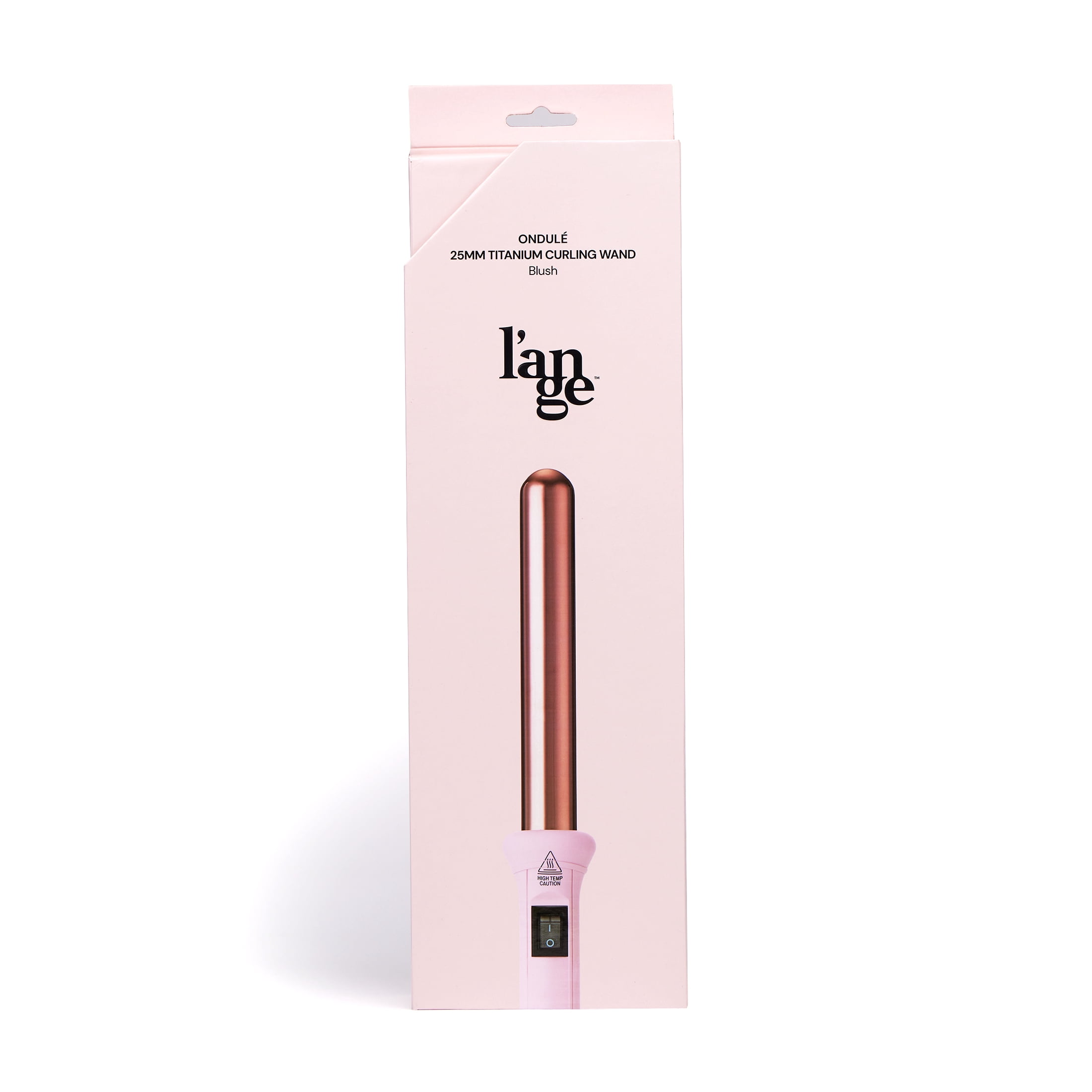 L'ange Hair Ondulé Titanium 1-Inch Curling Wand | Salon Hair Styling Wand for Beach Waves