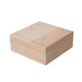 thumbnail image 2 of jifeng Wooden Storage Box Container Organizer Box for Home Organization Art Hobbies 20cmx20cmx8cm, 2 of 9
