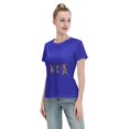 thumbnail image 4 of T-Shirt Basique à Manches Courtes pour Femmes une Pièce, 4 of 6
