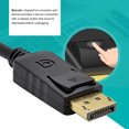 thumbnail image 3 of Mistaha 1.8M Male Display Port DP to VGA Male Adapter Cable Converter 1080P Video Cable, 3 of 8