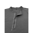 thumbnail image 5 of RXIRUCGD Blouse à Manches Longues Col Rond pour Hommes, Gris Foncé, Taille : TG, 5 of 5