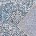 thumbnail image 3 of Rugking Area Rug 5x7 Blue Vintage Rug Vintage Rug Traditional Distressed Foldable Retro Kitchen Accent Rug Indoor Non Slip Carpet Bedroom Living Room Bathroom, 3 of 6