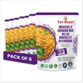 thumbnail image 1 of Eat Regal Fully Cooked Broccoli & Cheddar Flavored Rice, Ready-to-Eat, Shelf-Stable Microwave Rice Side Dish, 1.5 Minutes, 8.8 oz, pack of 6, 1 of 7