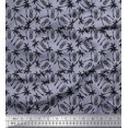 thumbnail image 1 of Soimoi Georgette Viscose Fabric Palm Tree & Pine Fruits Print Fabric by The Yard 42 Inch Wide, 1 of 3