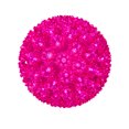 thumbnail image 1 of Novelty Lights LED 7.5in 100 Light Starlight Sphere, Pink, Large Ornament Ball Light, 5ft Hanging Cord with S Hook, 12ft Power Cord with Stackable Plug, Commercial Grade, 1 of 8