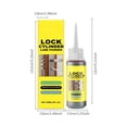 thumbnail image 3 of Lock Core Lubricant Spray Dry Powder for Smooth Key Operation 60ml Remover Tool for Door Locks and Hardware, 3 of 8