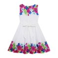 thumbnail image 2 of Robe Fille Imprimé Jardin de Fleurs Style Chinois Élégant 2 Ans, 2 of 4