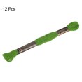 thumbnail image 3 of Unique Bargains Fil à Broder Vert, 8 m - 12 Écheveaux, 3 of 6