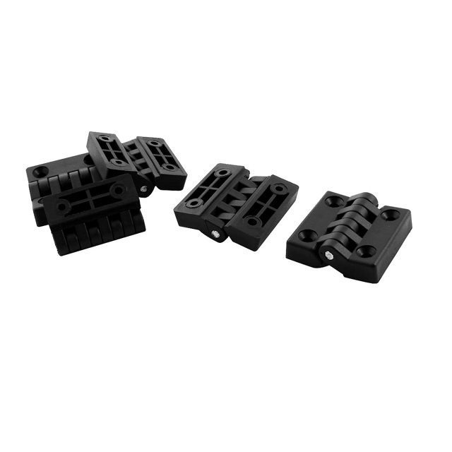 Unique Bargains 5 x Replacement Plastic Foldable Cupboard Closet Door Hinges Hardware