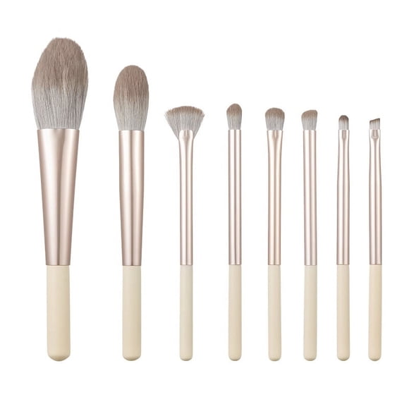 8Pcs/Set Makeup Brush Set Loose Powder Blush Brush Concealer Foundation Eyeshadow Brushes Full Set Tool