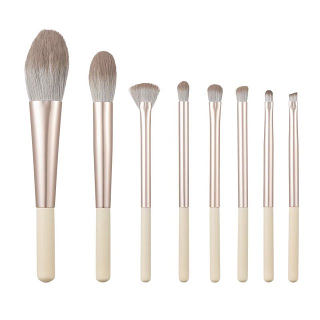 8Pcs/Set Makeup Brush Set Loose Powder Blush Brush Concealer Foundation Eyeshadow Brushes Full Set Tool