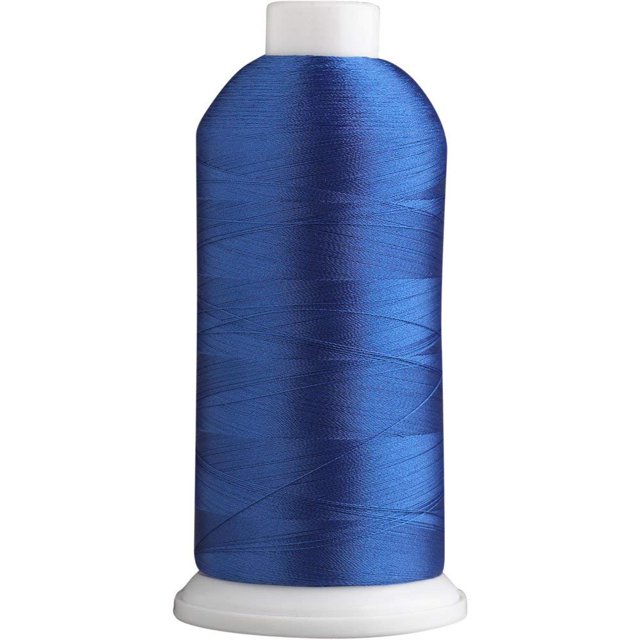 SuperB Fil à Broder en Polyester Bleu Royal Clair, 40wt, 5000m