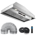 thumbnail image 1 of Costway 36 Inch Under Cabinet Range Hood with 4 Fan Speeds, Touch/Gesture/Remote Control, 1 of 9