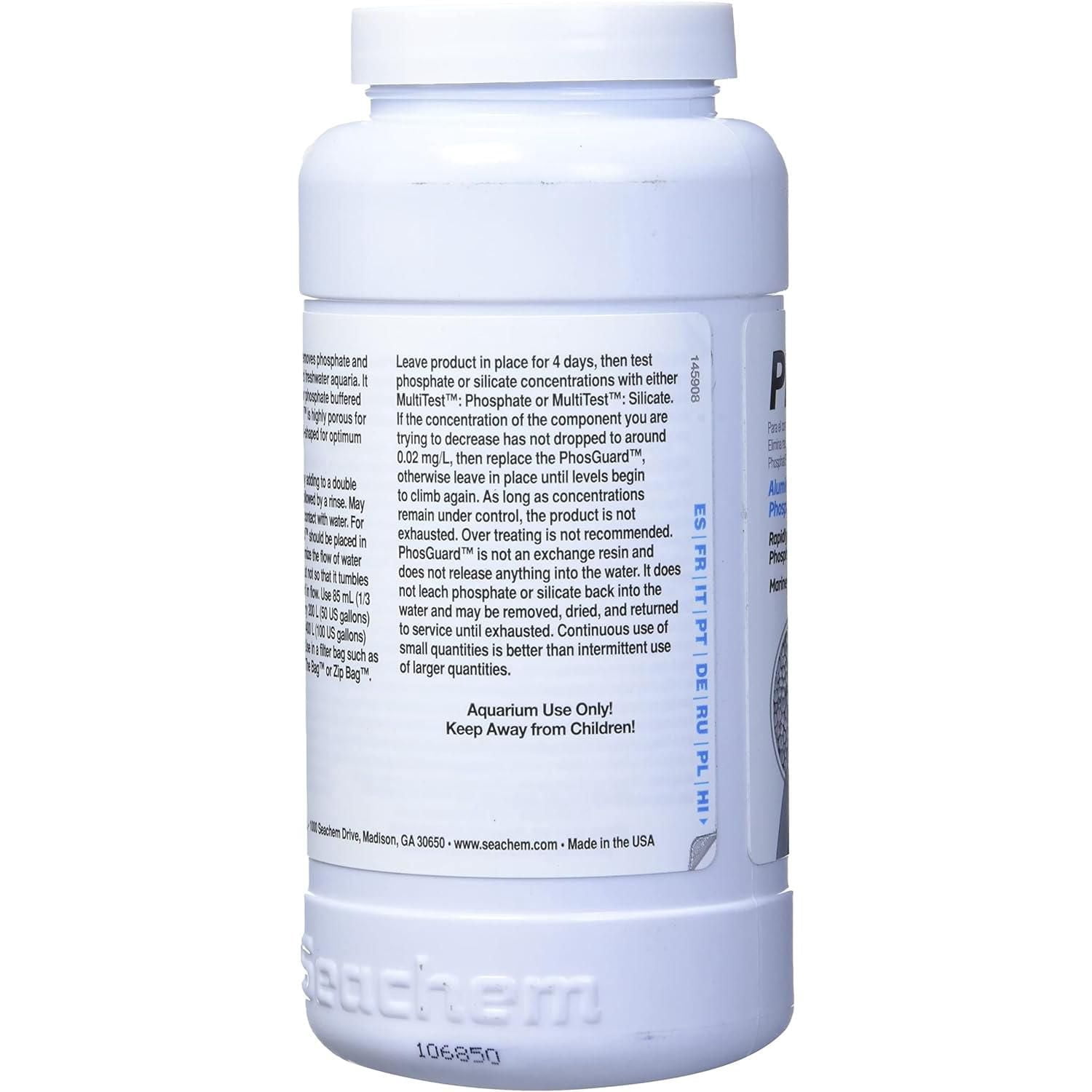 Seachem PhosGuard Traitement de l'Eau d'Aquarium, 500mL